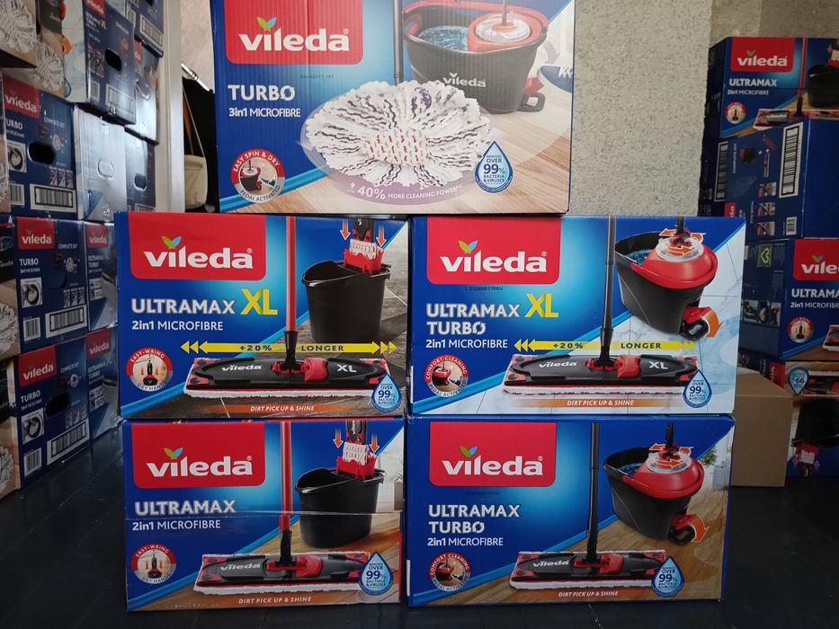 Віледа Vileda ultramax набір для прибирання мікрофібра швабра відро
