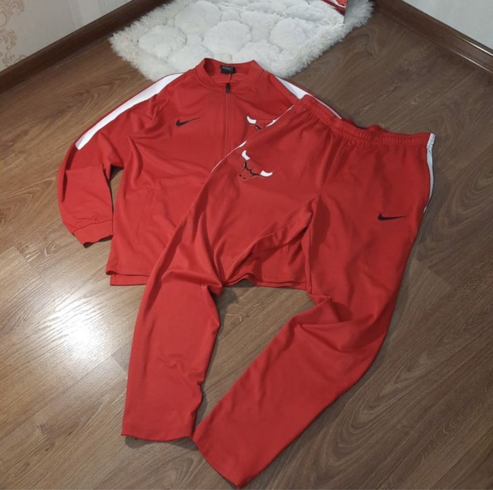 Спортивный костюм nike, chicago bulls, jordan, nba, баскетбол, dri fit