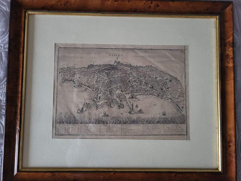 Гравюра антикварна 1706 рік Nicolas de Fer картина 18 ст.