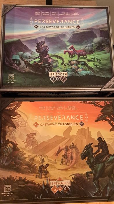 Perseverance 1 & 2 i 3 & 4 Wash i pudełko do przenoszenia 1 episodu
