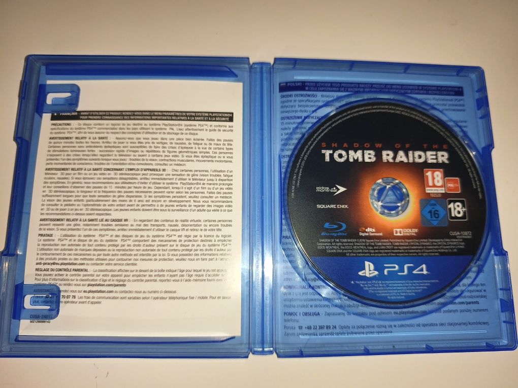 Gra Ps4 Tomb Raider wersja PL gry PlayStation 4 Crash Spyro Sonic