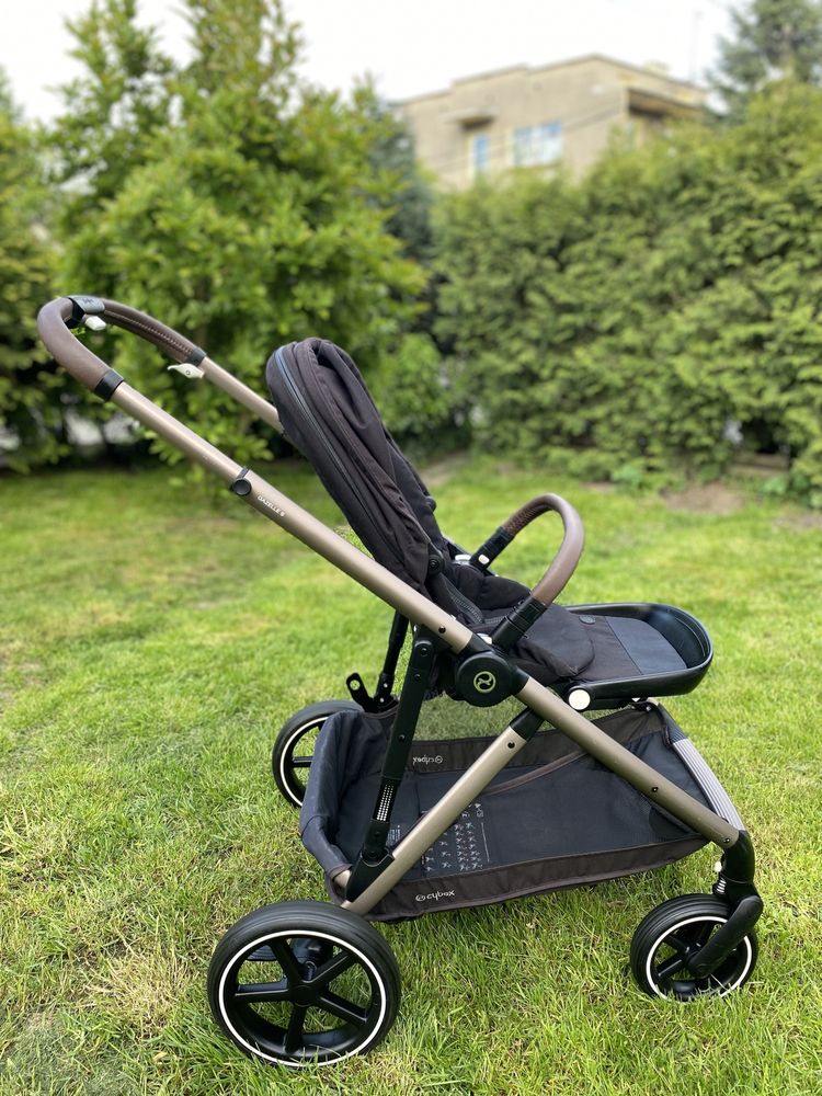 Podwójny wózek Cybex Gazelle S - Rama Taupe (1x gondola+2x spacerowka)