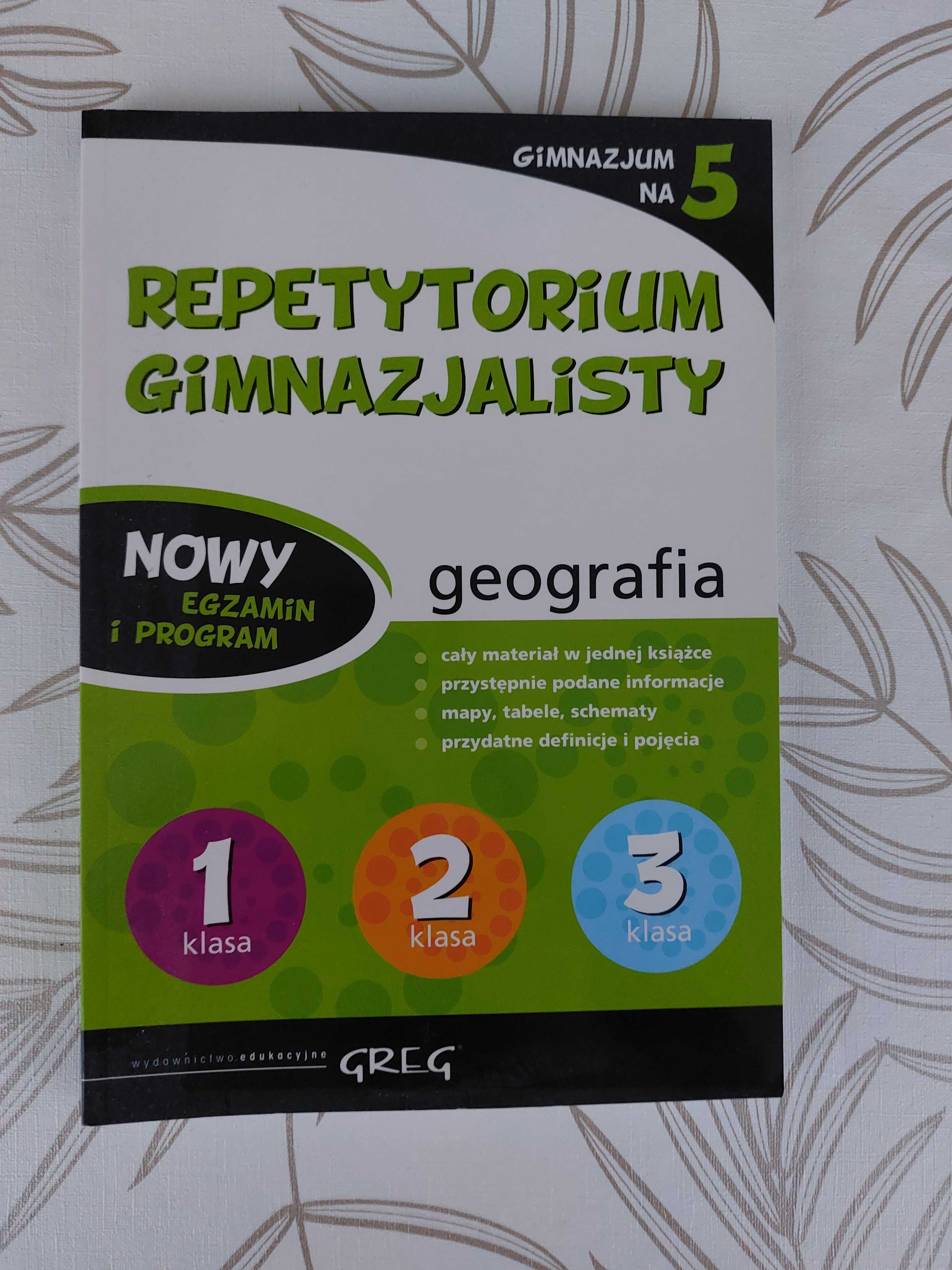 Geografia repetytorium gimnazjalisty - egzamin ósmoklasisty