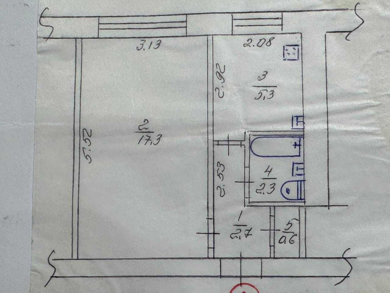 Продаж 1-кімнатної квартири в місті Шостка