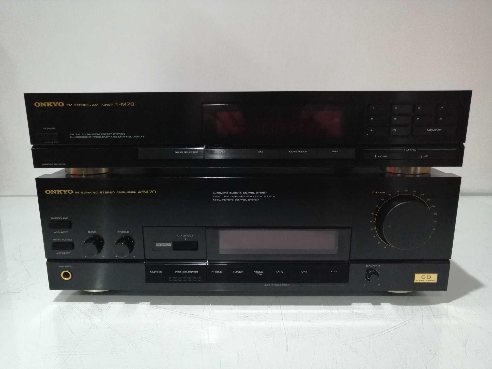 Wzmacniacz Onkyo A-M70 + Tuner Onkyo T-M70