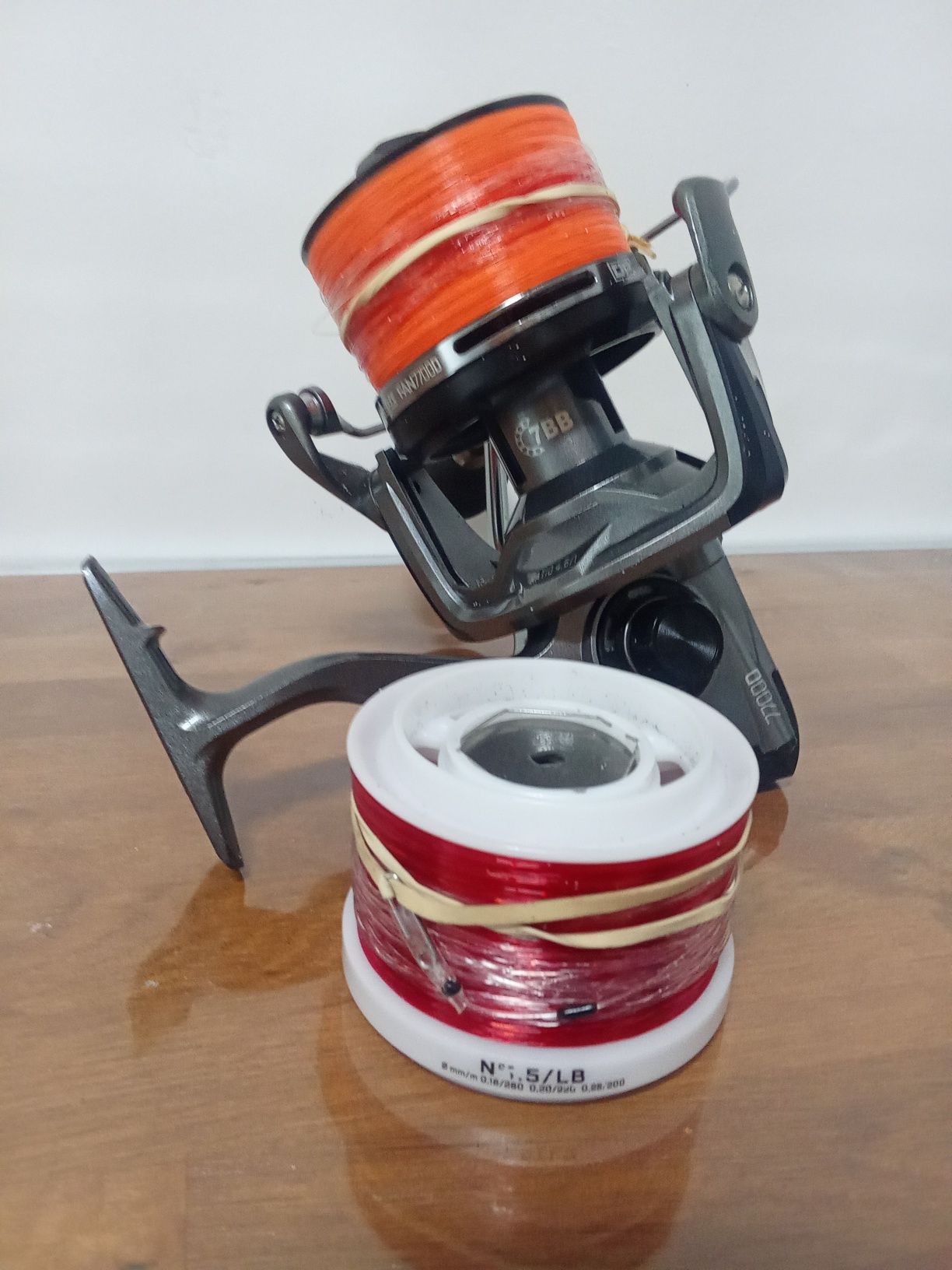 Cana e carreto surfcasting