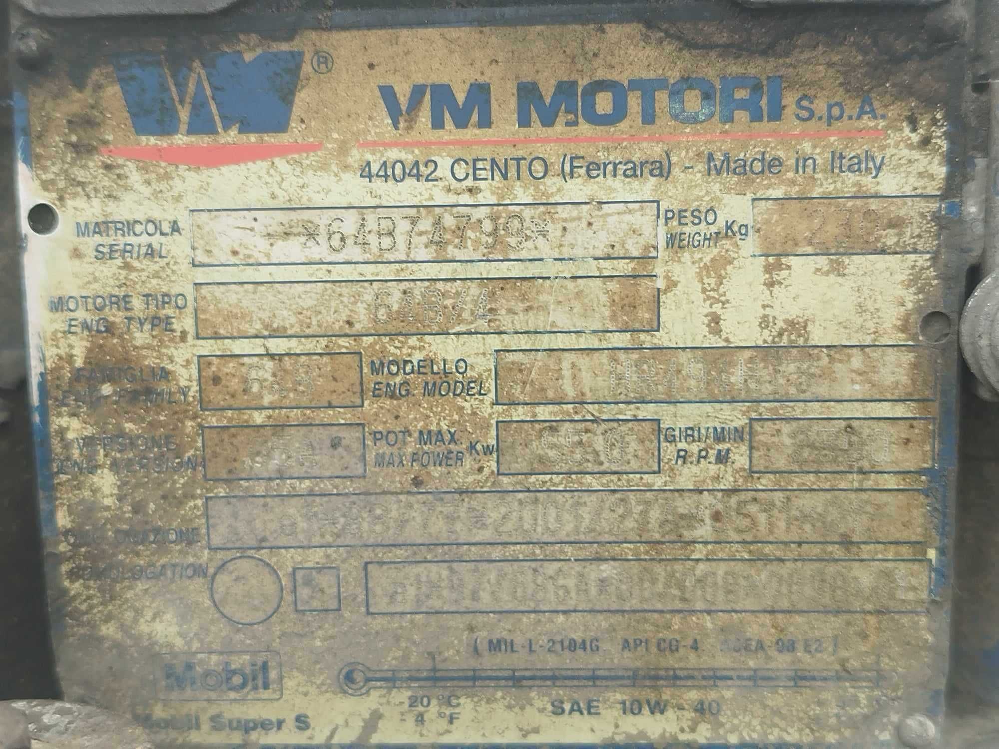 Silnik VM Motori 64B/4, Detroit