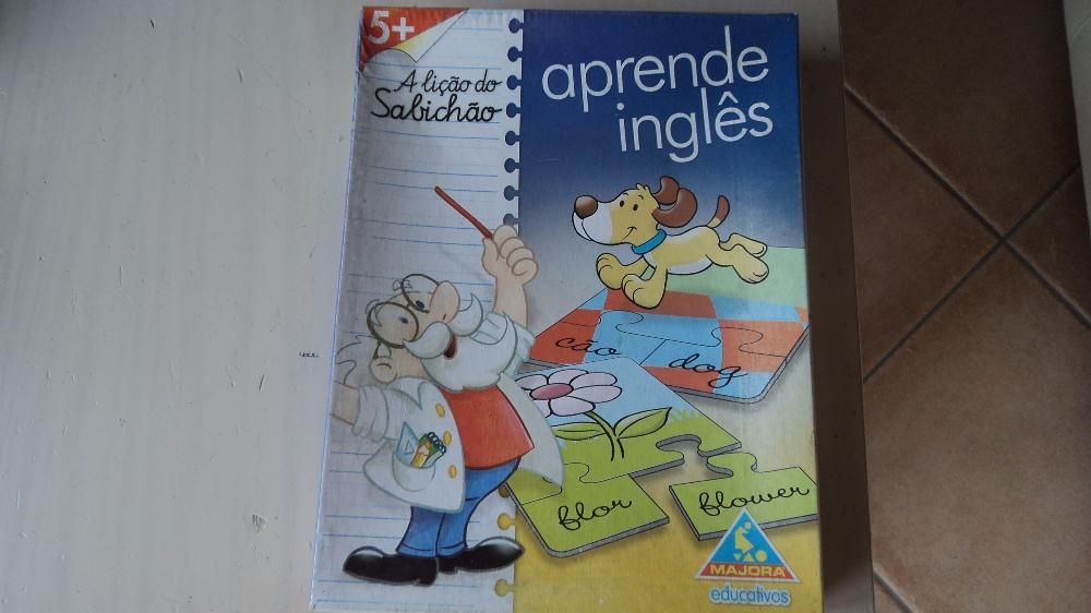 Puzzle Majora "A lição do Sabichâo: aprende Inglês" + 5 anos