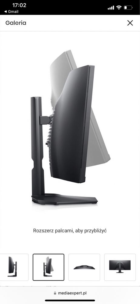 Monitor DELL S3422DWG 34" 3440x1440px 144Hz 2 ms Curved