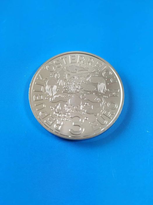 Moeda 3€ da Áustria - Polvo