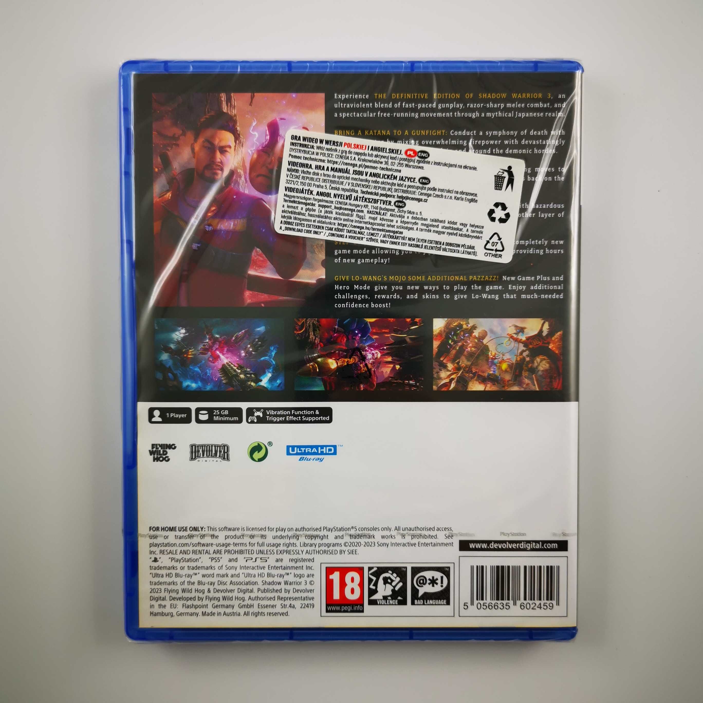 Shadow Warrior 3 Definitive Edition PS5 PL Nowa