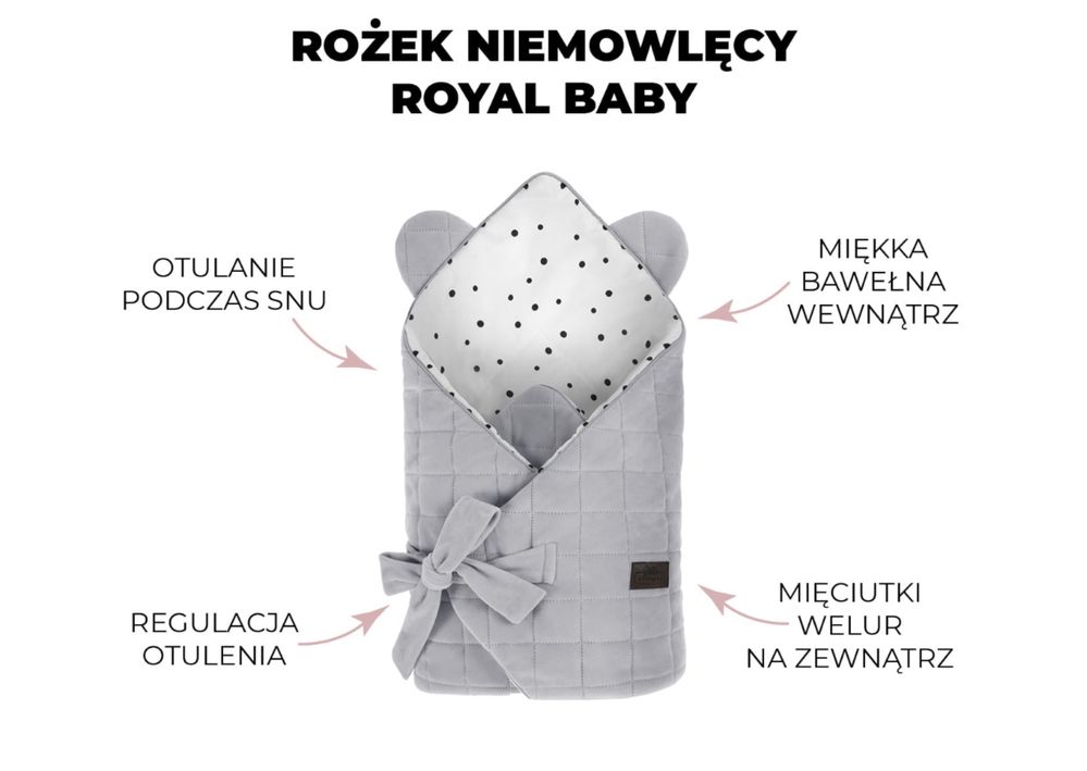 Rożek niemowlęcy Royal Baby Sleepee