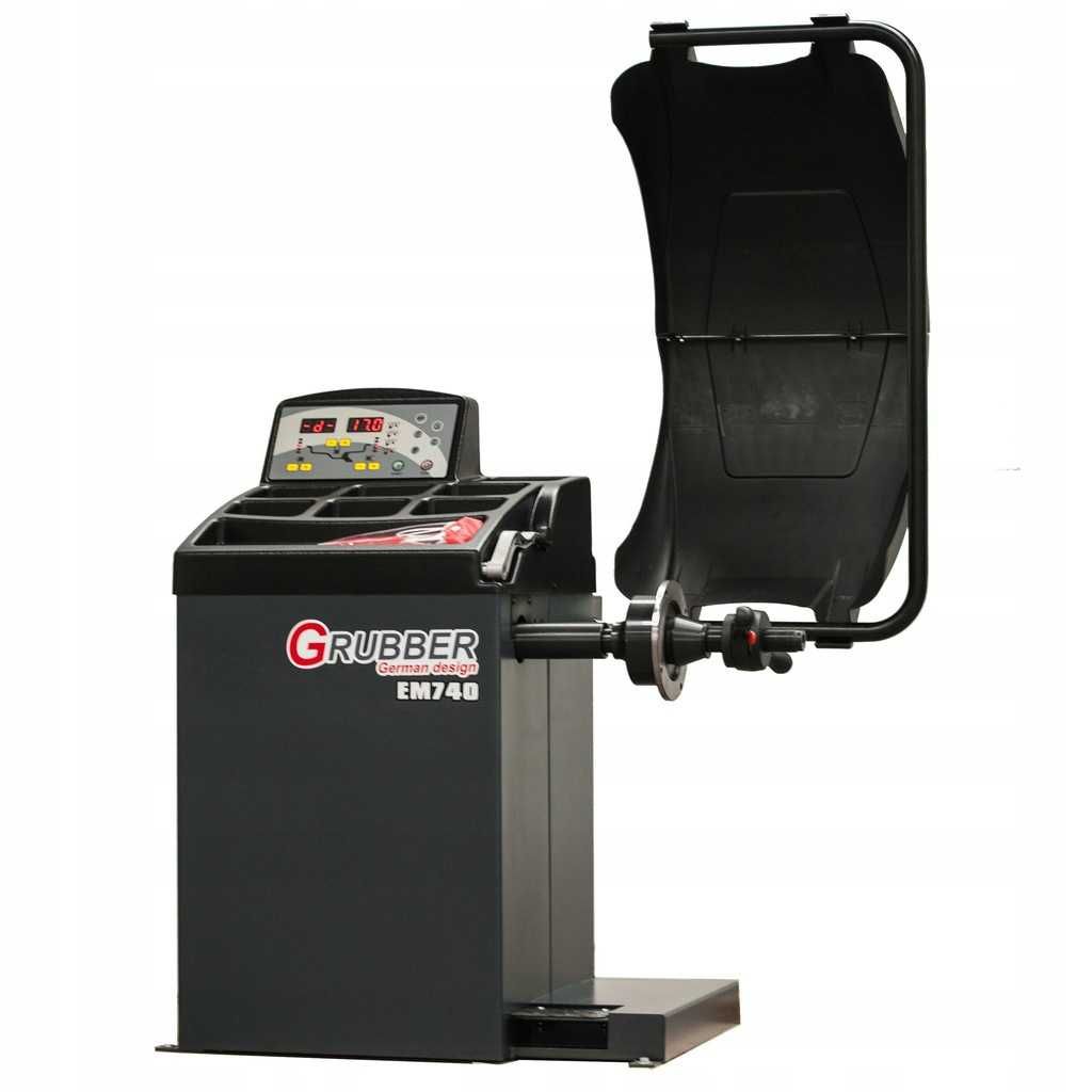 Automatyczna wyważarka EM 740 PLUS wulkanizacja grubber laser+ hamulec