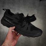 MĘSKIE Buty Sport Trekking Czarne Premium Mammut Saentis Low PRO Logo