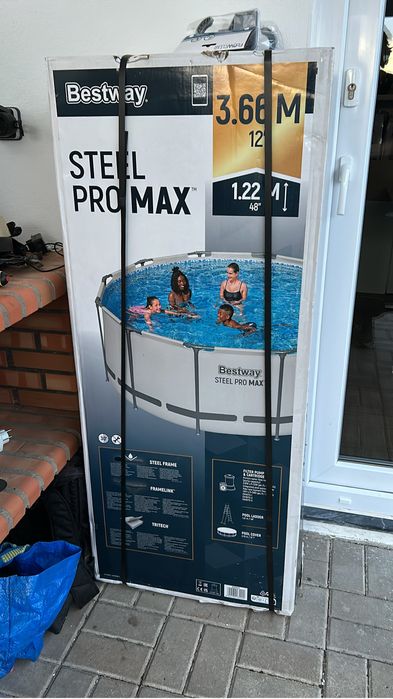 Piscina nova bestway steel pro max 3.66x1.22