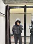 Куртка Zara чорна з капюшоном