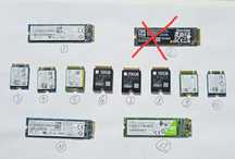 Dyski SSD m2 pojemności: 128 Gb, 256 Gb, 512 Gb, rozmiar: 2230 i 2280