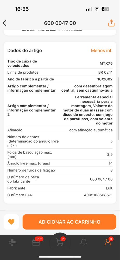 Kit Embraiagem LUK Bimassa
