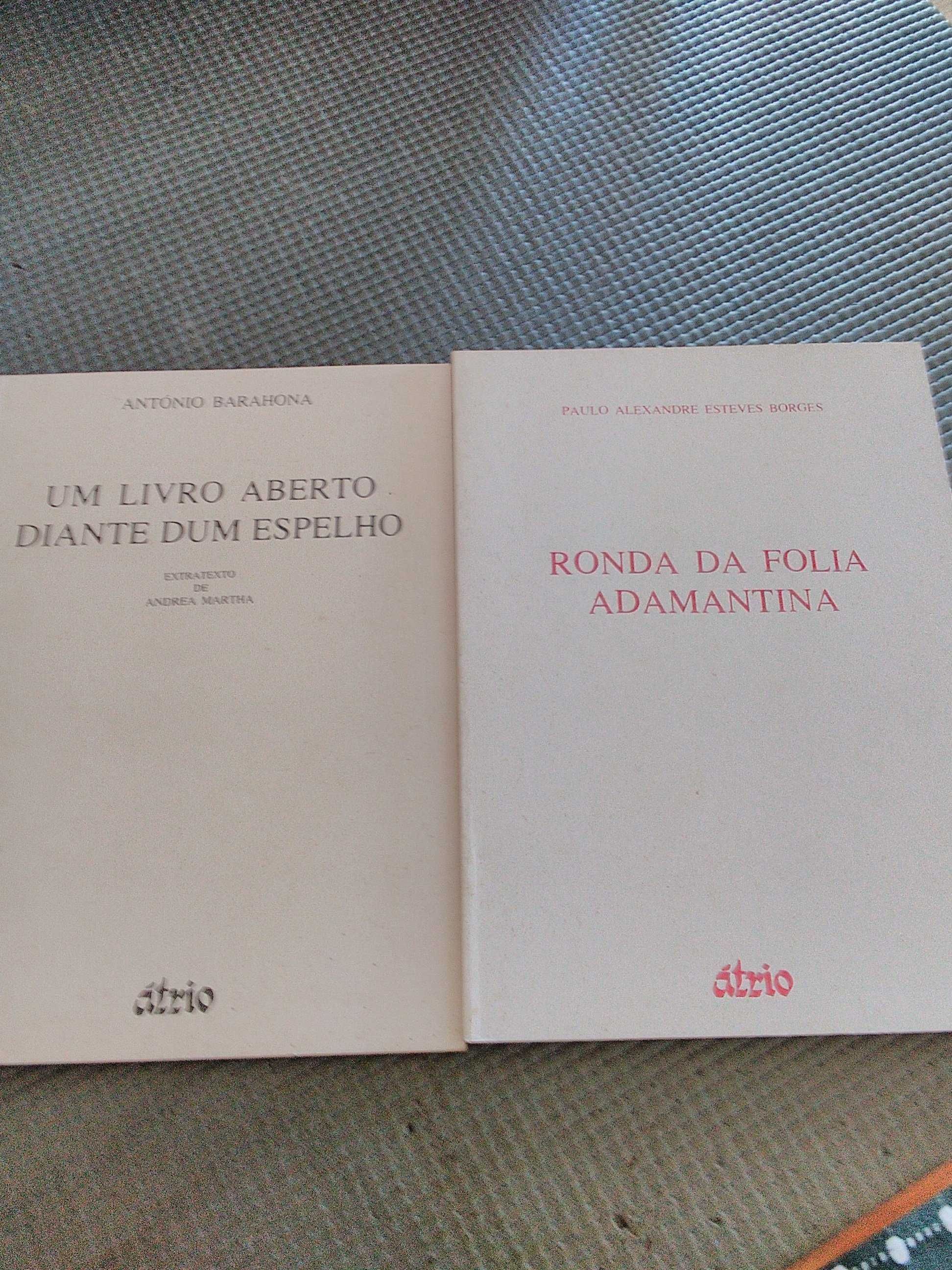 Coleção de livros de poesia edição Átrio - coleção Harpa