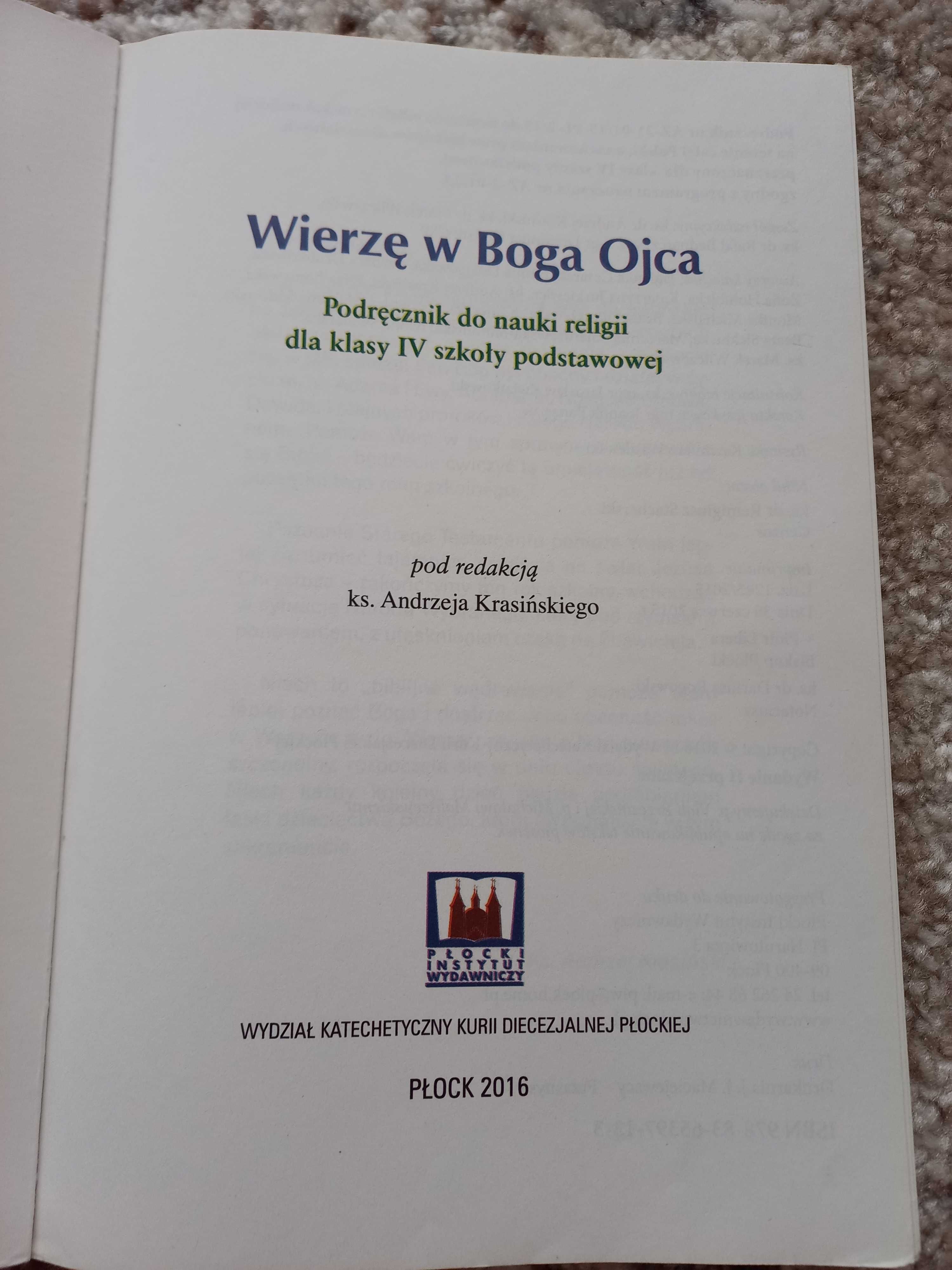 Podręcznik do religii do kl. 4 "Wierzę w Boga Ojca"