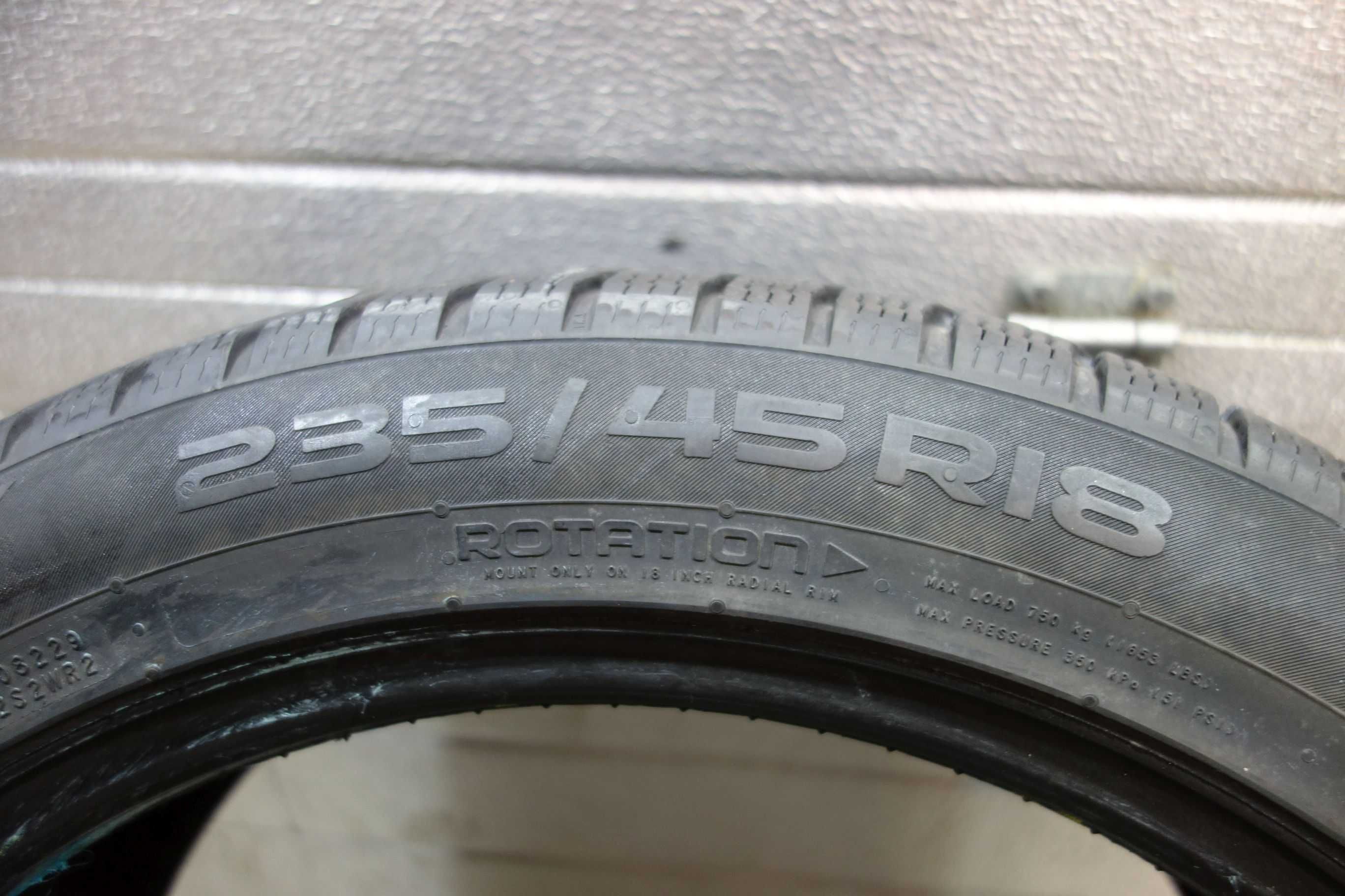 235/45R18 Opony zimowe używane Nokian WR Snowproof (G21)