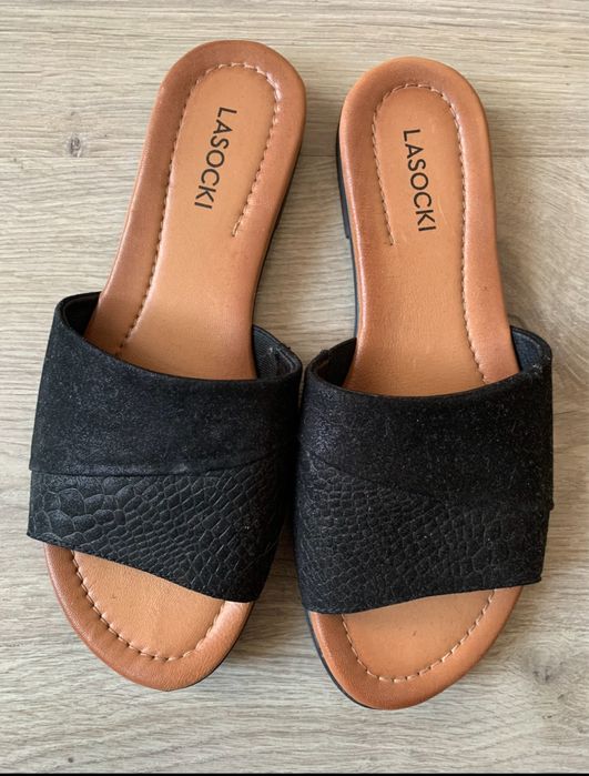 Шлепки кожа Lasocki р.37, 24 см стелька