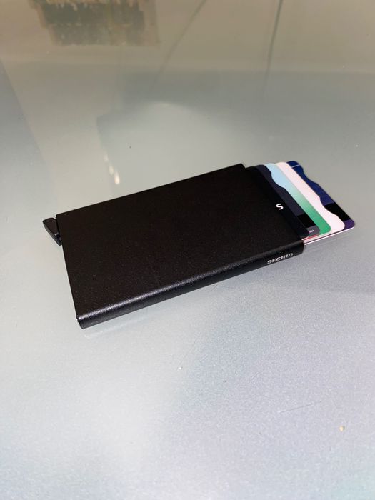 Secrid Cardprotector Portfel Uniseks Aluminiowy, Powder Black