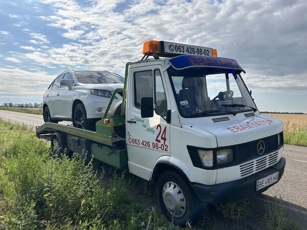 Євакуатор по городу та області. Досвідчений водій.