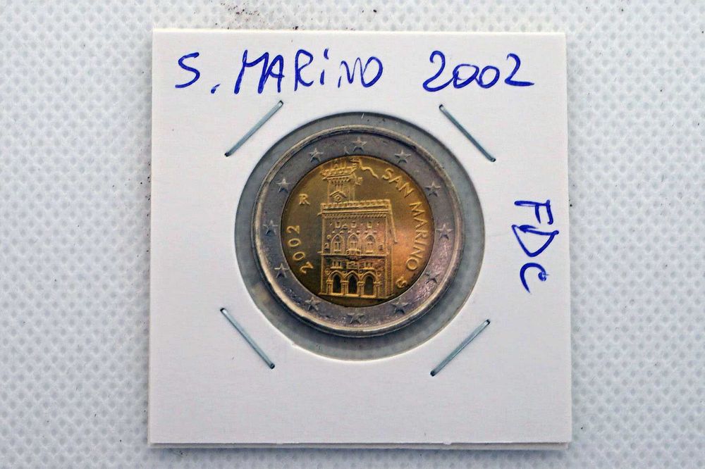 Set 8 Moedas San Marino em FDC - 2002