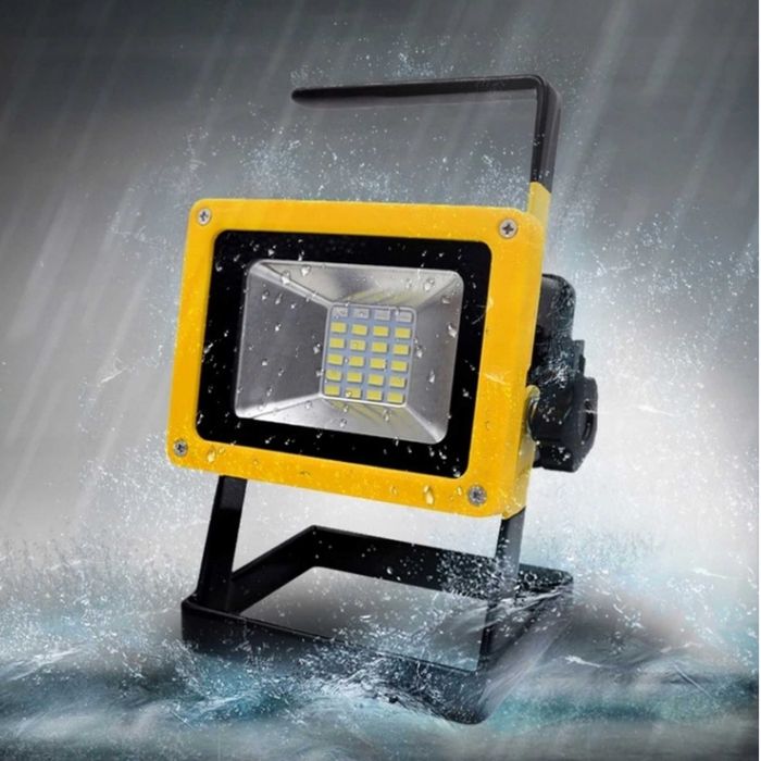 HALOGEN Przenośny LAMPA Robocza LED SMD Akumulator 100W Naświetlacz