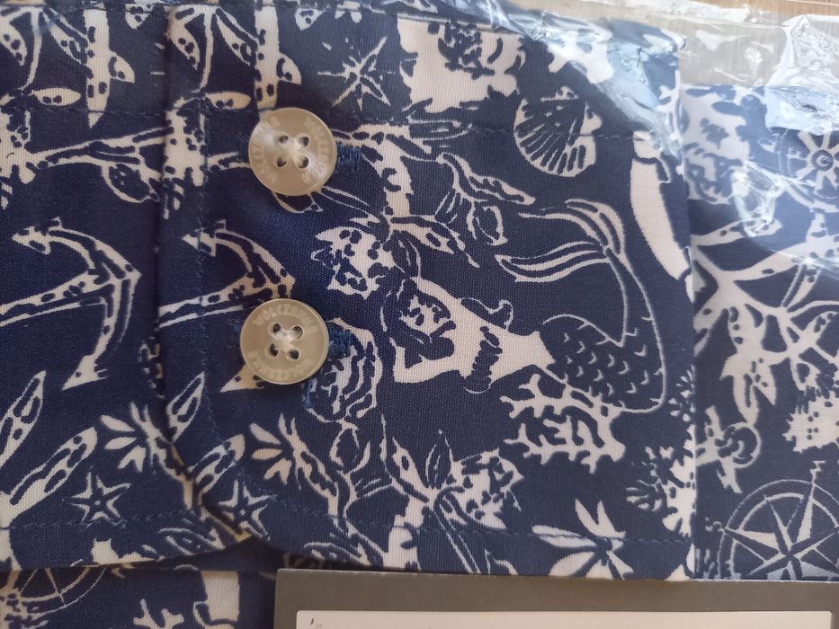 Nowa męska koszula WÓLCZANKA w piękny, oryginalny wzór, elegancka