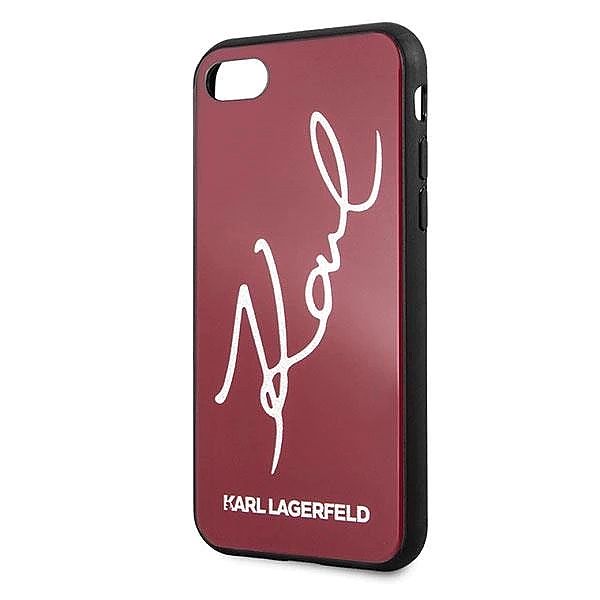 Etui Karl Lagerfeld Signature Glitter na iPhone 7 / 8 / SE 2020 / SE 2