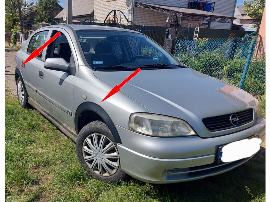 Оригінал! Накладки на арки Опель Астра, розширювачі Opel Astra Дзвони!