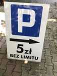 Potykacz tablica reklama