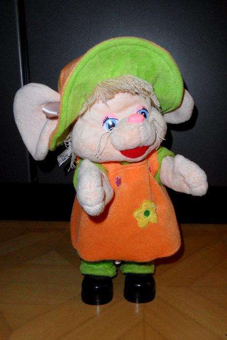 Śliczna MYSZKA ŚPIEWA HIT!!! 37 cm wys. Na DZIEŃ DZIECKA, na prezent