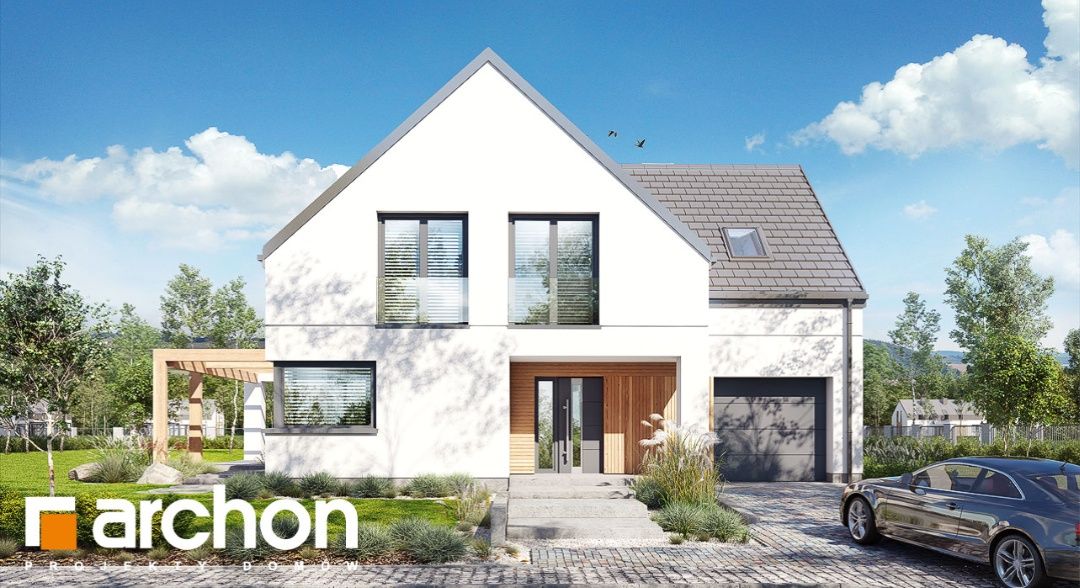 Projekt domu jednorodzinnego Archon Dom w Amorfach 143m2