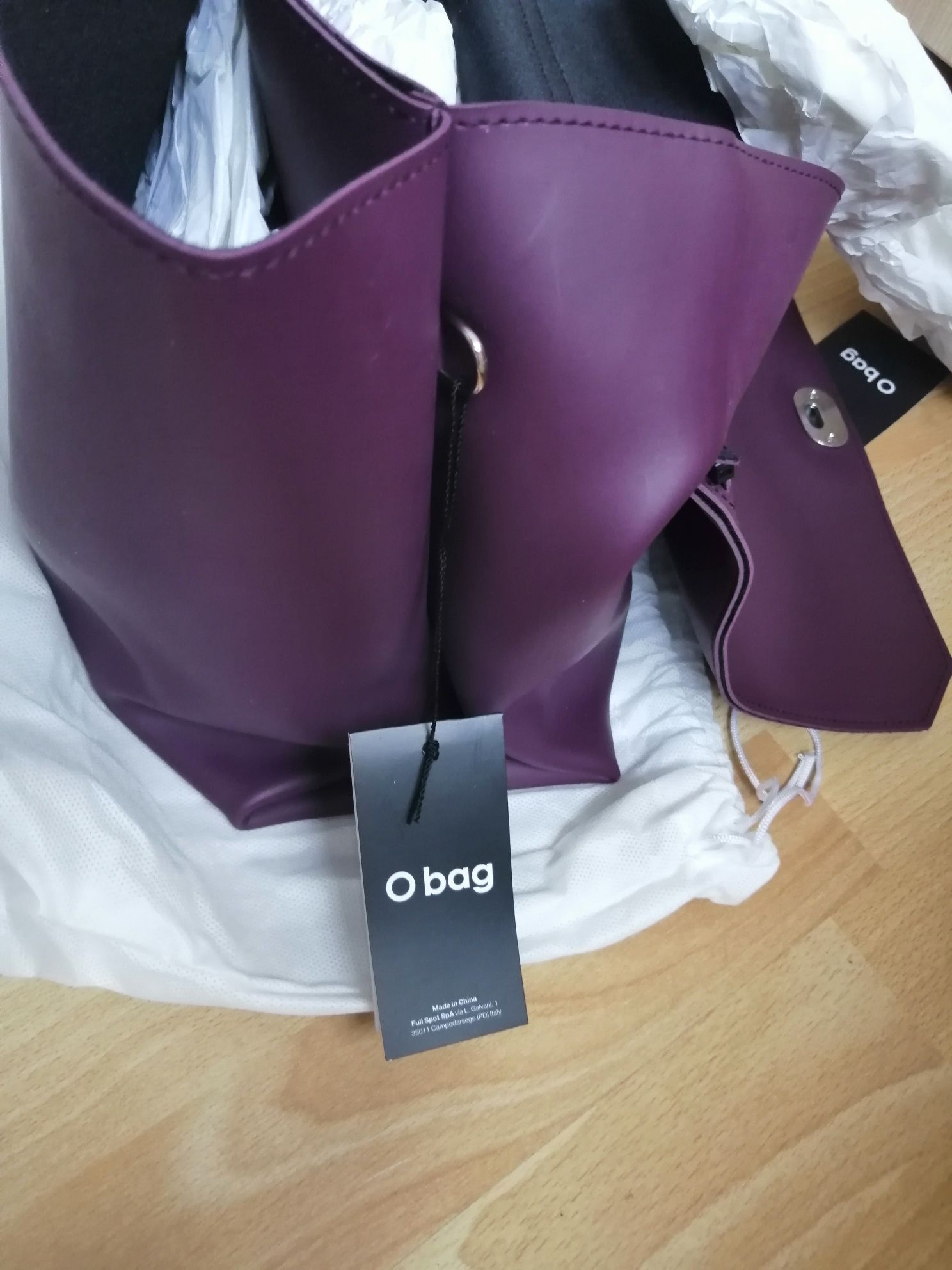 Obag soft smooth vino pasek o bag torebka torba