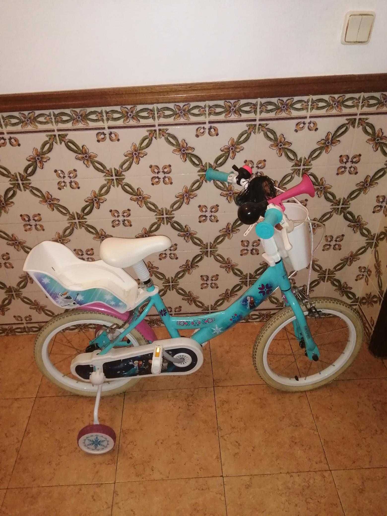 bicicleta disney frozen