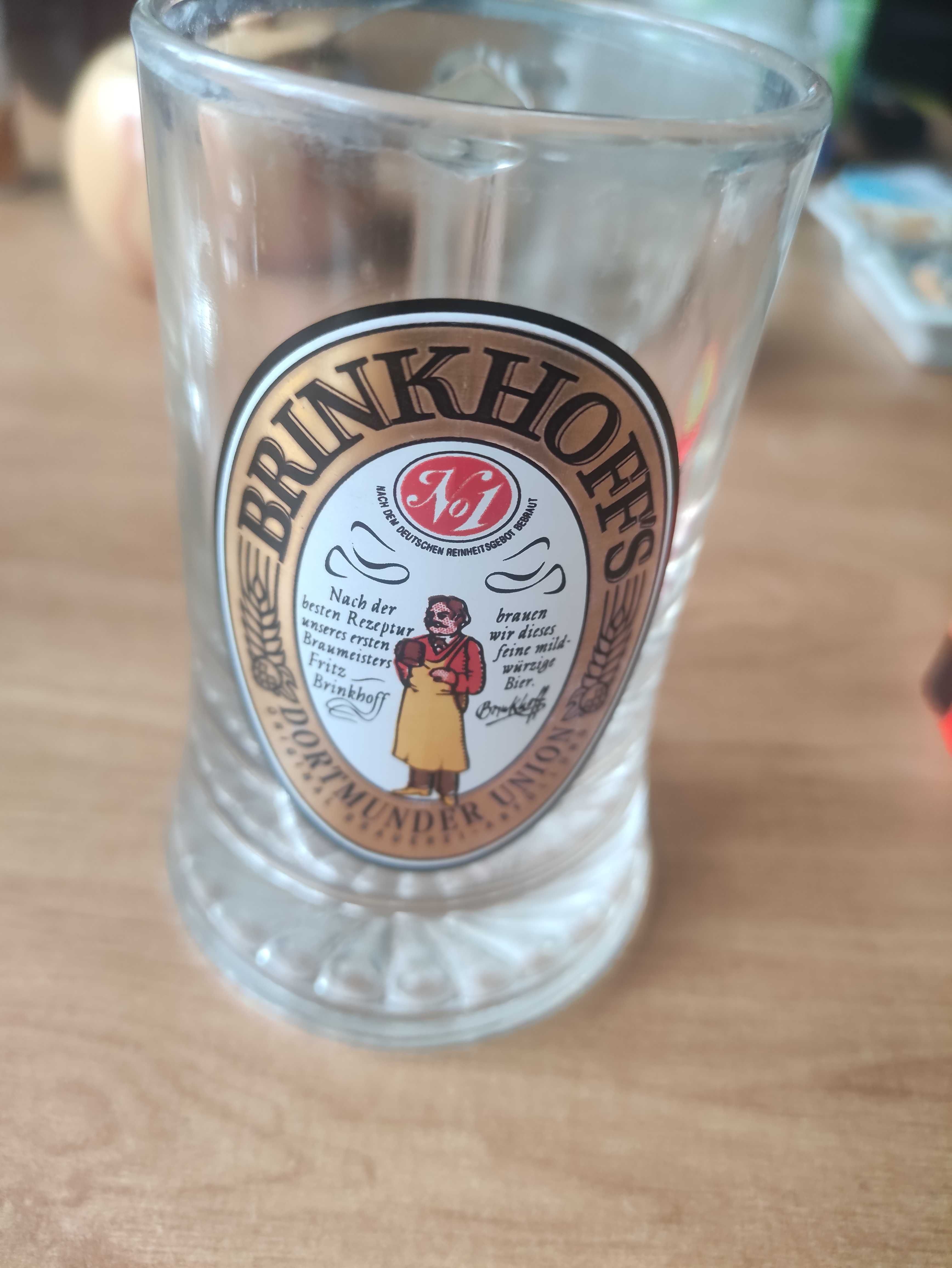 Mały szklany kufelek Brinkhoff's wysokość 12 cm
