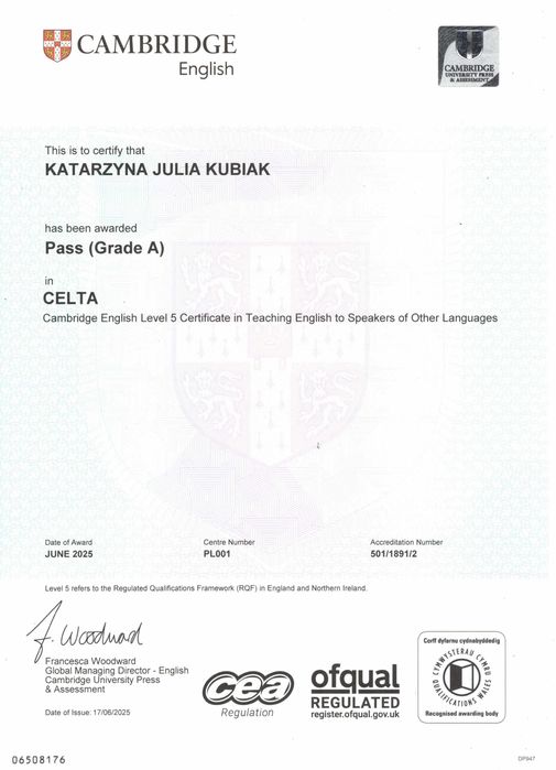 Angielski dla uczniów: 8-klasista, matura i korepetycje, Kraków/online