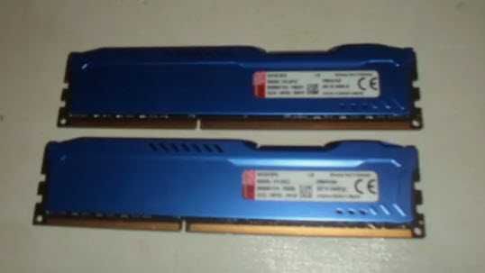 2 Модулі оперативи DDR3 по 8192MB 1600MHz Kingston FURY Blue HyperX