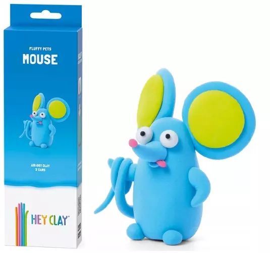 Hey Clay. Puchate zwierzaki. Myszka. TM Toys