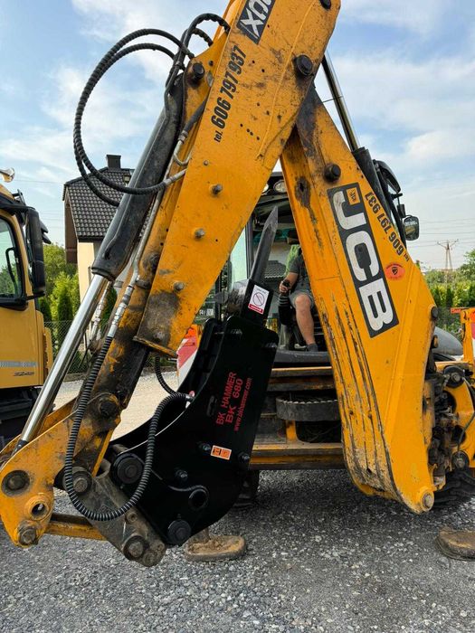 Młot hydrauliczny kucie betonu wyburzenia koparka koparko-ładowarka