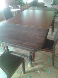 Stół duży rozkładany drewniany