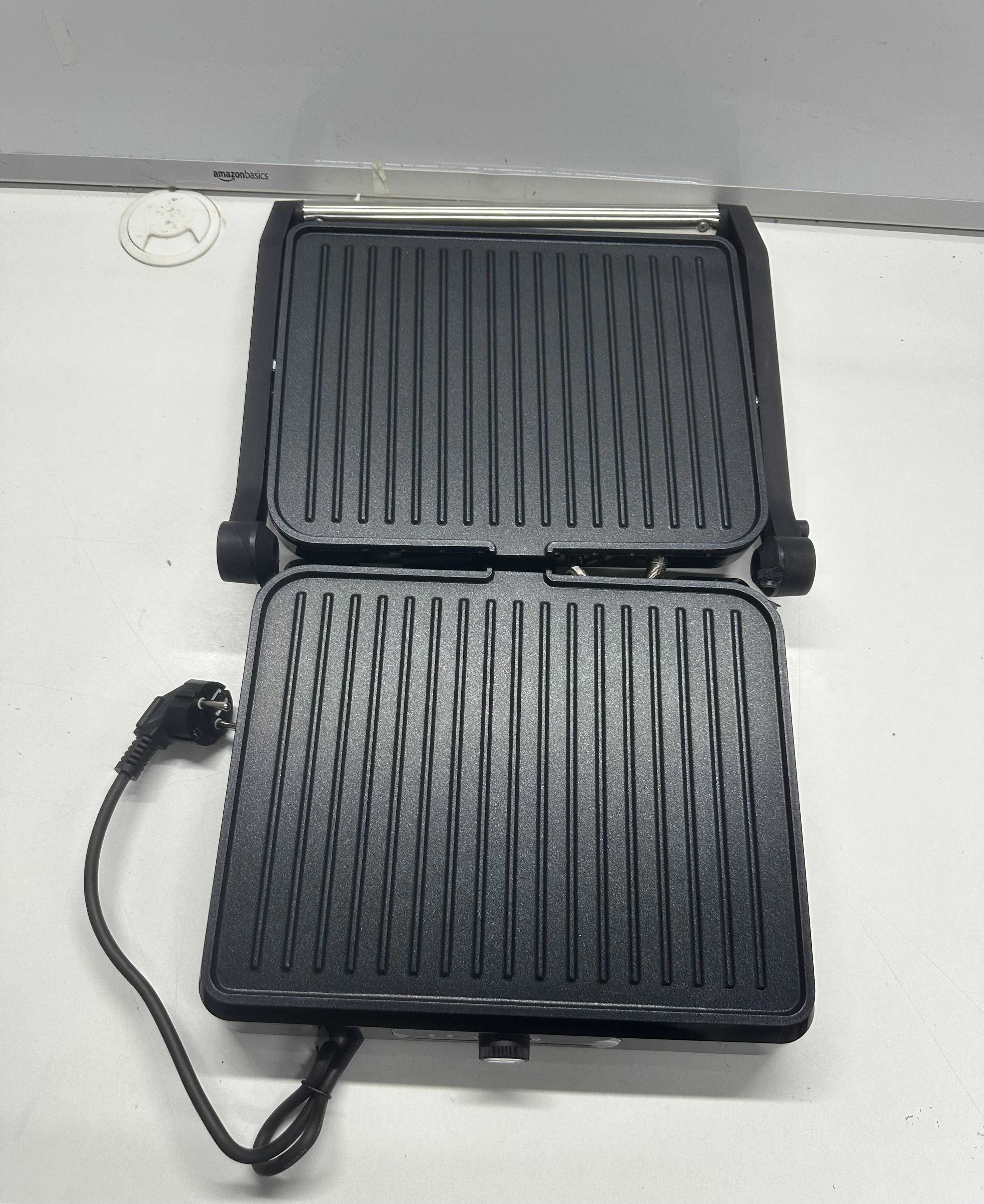 Tradycyjny grill elektryczny Tiastar AN603 srebrny/szary 2200 W P12A30