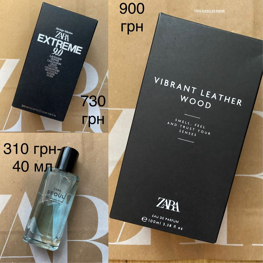 Чоловічі парфуми / Мужские духи Zara