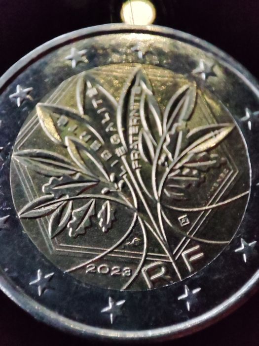 Moeda Rara França 2€ 2023