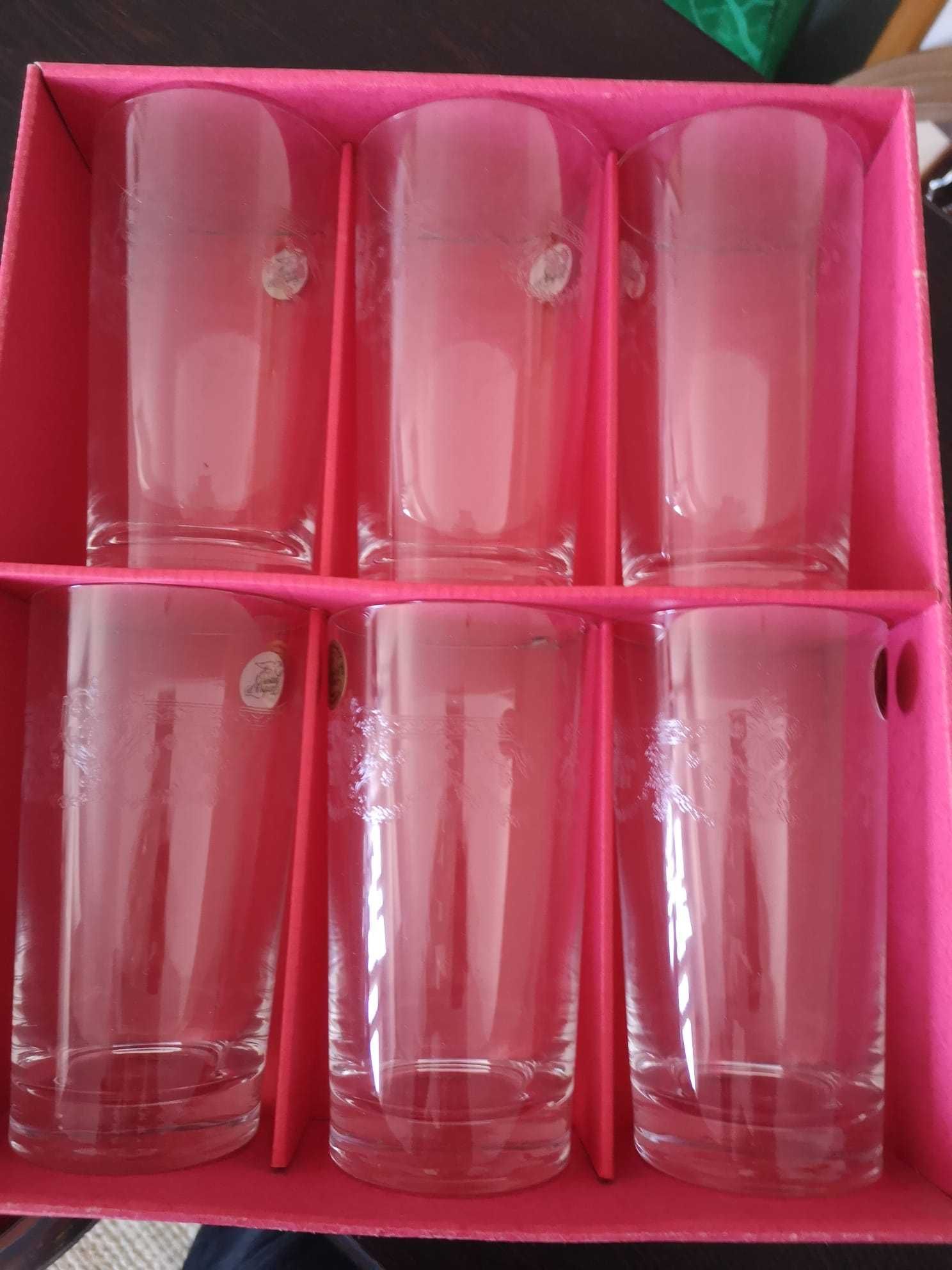 Conjunto 6 copos/glasses Dampierre 38cl Cristal D'Arques -novos/new