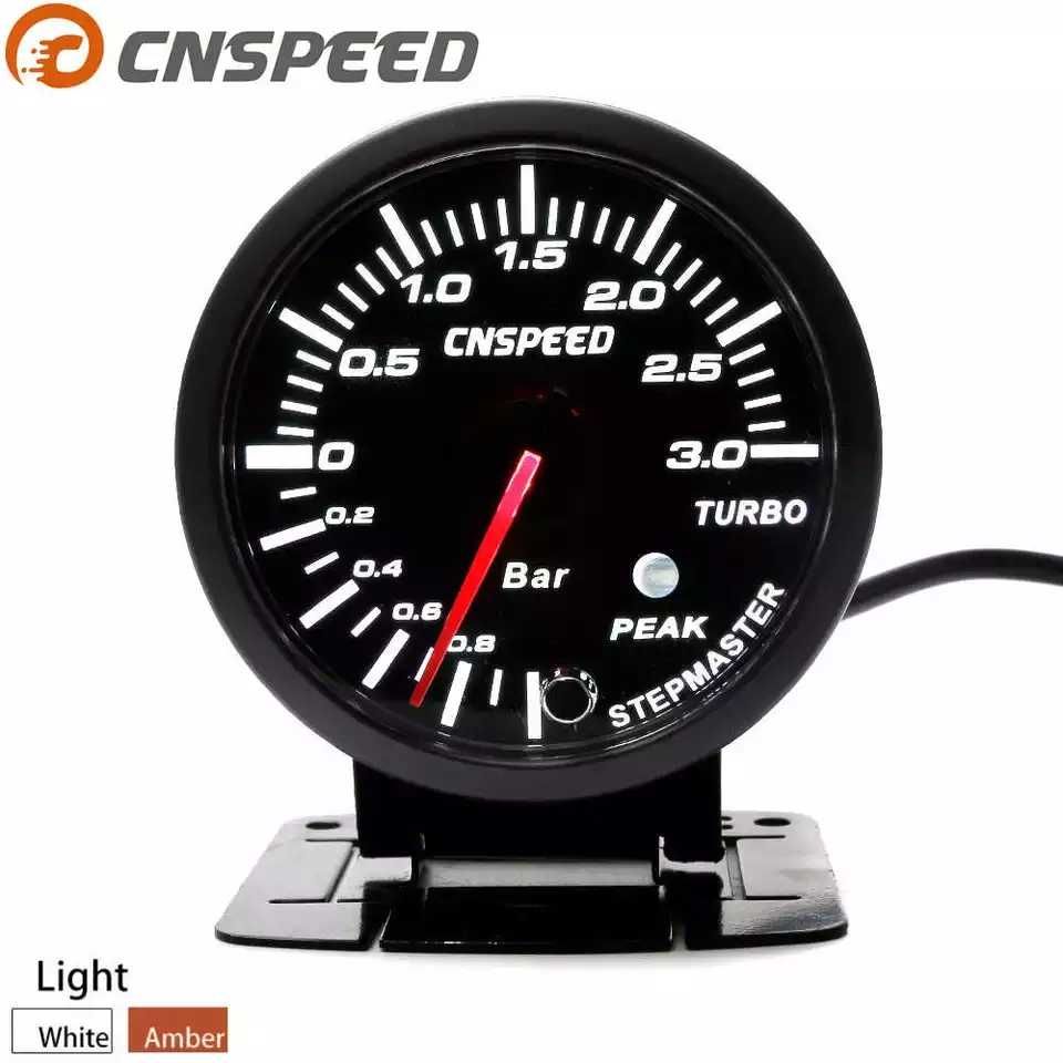 Manometro pressão de turbo 3 bares / pressão se óleo / temperatura