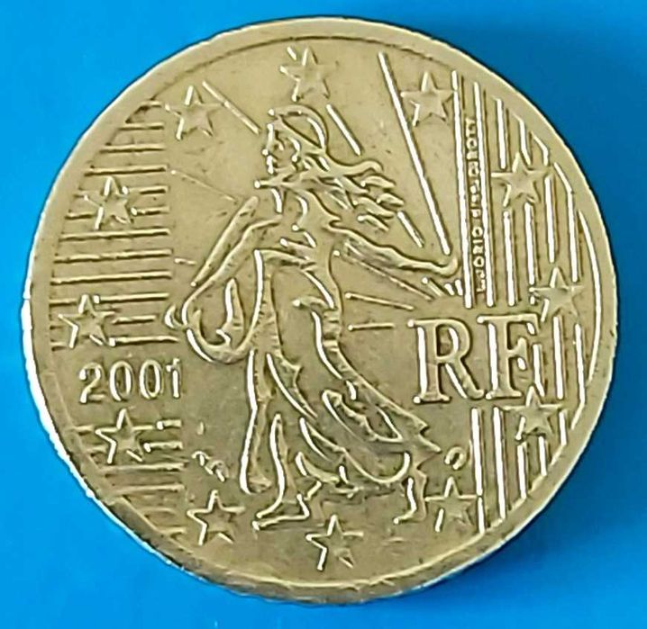 50 Cêntimos de 2001 de França, A Semeadora